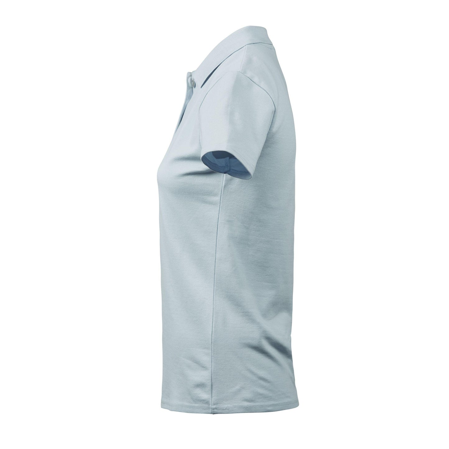 Ice Blue - Side - Tee Jays Womens-Ladies Luxury Stretch Short Sleeve Polo Shirt