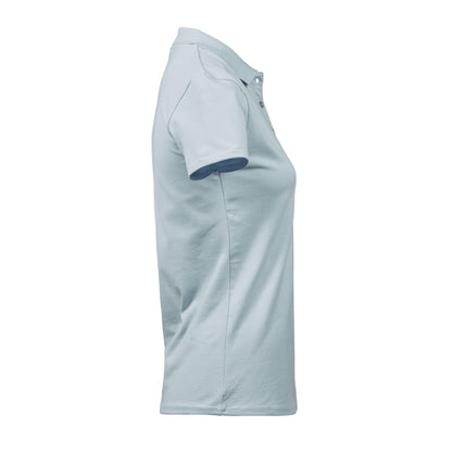 Ice Blue - Lifestyle - Tee Jays Womens-Ladies Luxury Stretch Short Sleeve Polo Shirt