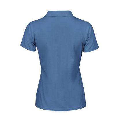 Ocean Blue - Back - Tee Jays Womens-Ladies Luxury Stretch Short Sleeve Polo Shirt