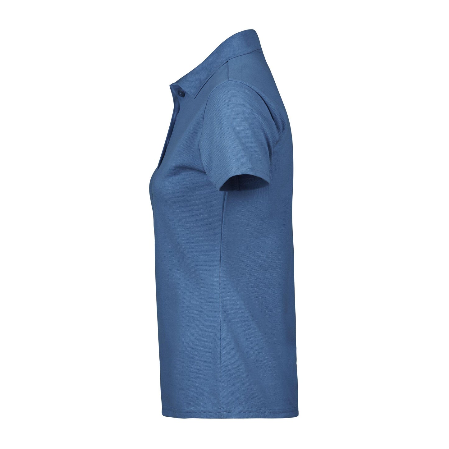 Ocean Blue - Side - Tee Jays Womens-Ladies Luxury Stretch Short Sleeve Polo Shirt