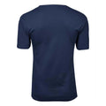 Navy Blue - Back - Tee Jays Mens Interlock Short Sleeve T-Shirt