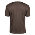 Chocolate - Back - Tee Jays Mens Interlock Short Sleeve T-Shirt
