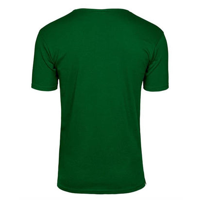 Forest Green - Back - Tee Jays Mens Interlock Short-Sleeved T-Shirt