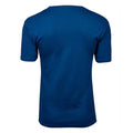 Indigo - Side - Tee Jays Mens Interlock Short Sleeve T-Shirt