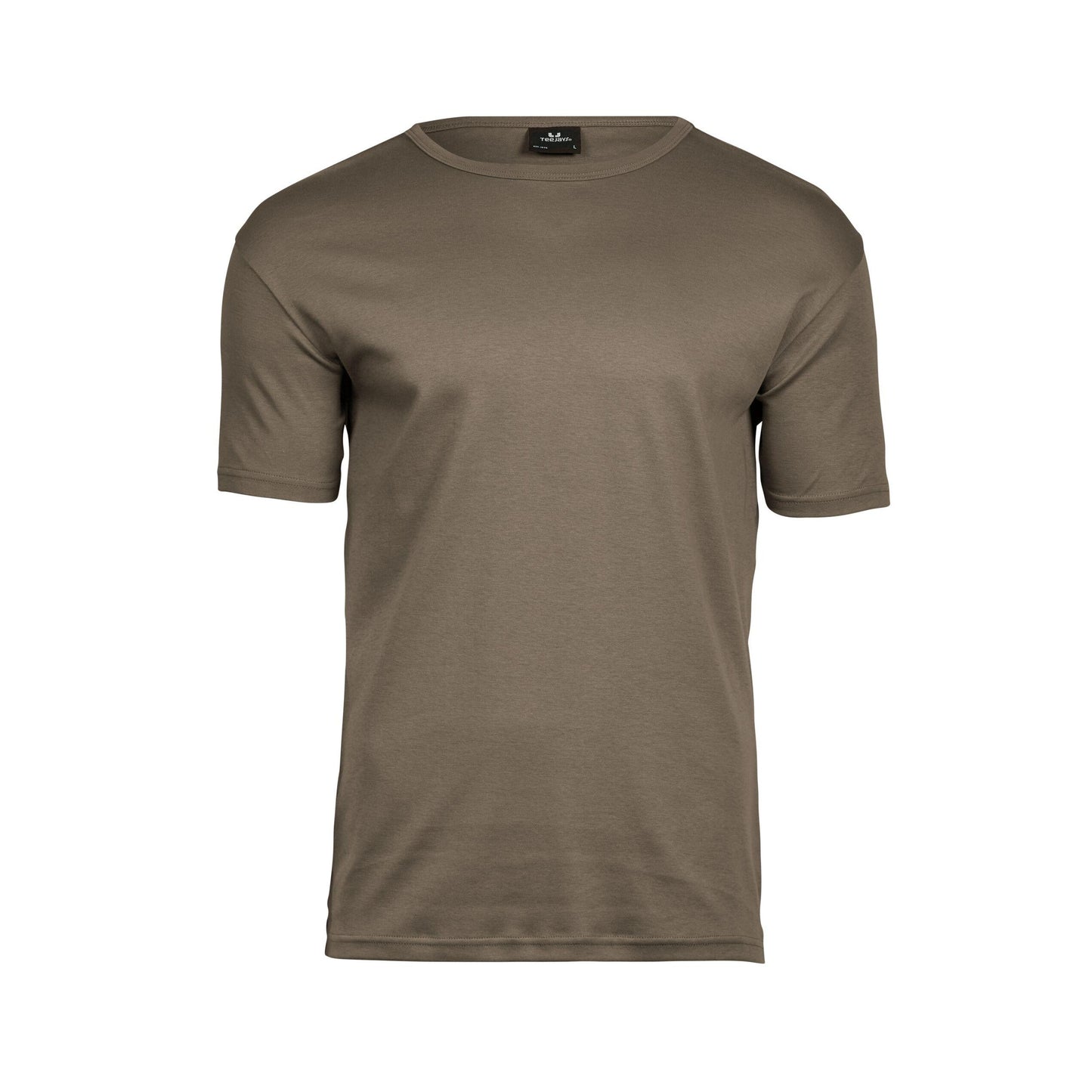 Clay - Front - Tee Jays Mens Interlock Short-Sleeved T-Shirt
