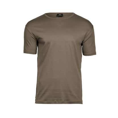 Clay - Front - Tee Jays Mens Interlock Short-Sleeved T-Shirt
