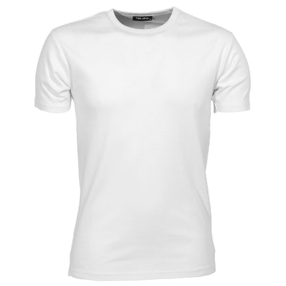 White - Front - Tee Jays Mens Interlock Short-Sleeved T-Shirt