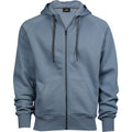 Flint Stone - Front - Tee Jays Mens Full Zip Hooded Sweatshirt