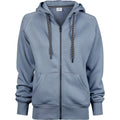 Flint Stone - Front - Tee Jays Womens-Ladies Full Zip Hooded Sweatshirt