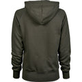 Deep Green - Back - Tee Jays Womens-Ladies Full Zip Hooded Sweatshirt