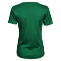 Forest Green - Back - Tee Jays Womens-Ladies Interlock Short Sleeve T-Shirt