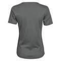 Powder Grey - Back - Tee Jays Womens-Ladies Interlock Short Sleeve T-Shirt