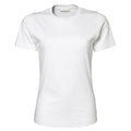 White - Front - Tee Jays Womens-Ladies Interlock Short Sleeve T-Shirt