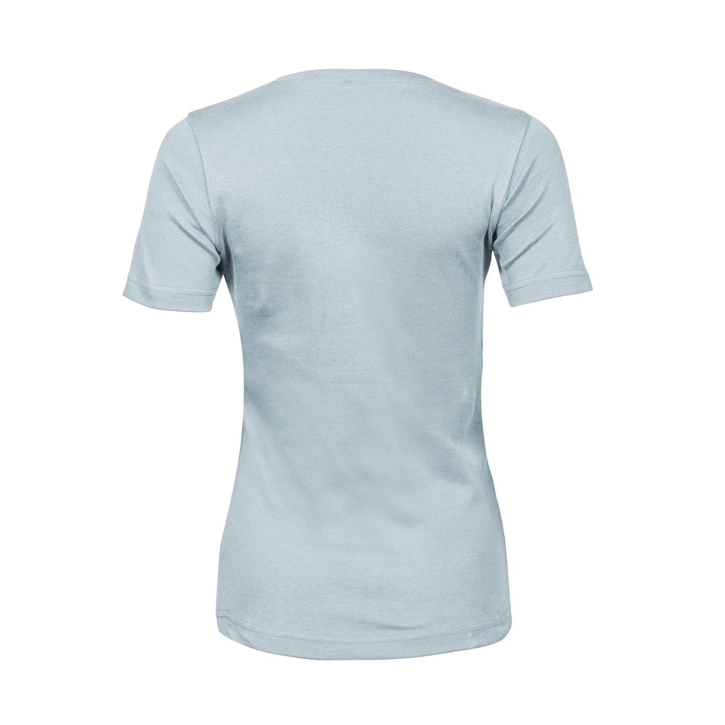 Ice Blue - Front - Tee Jays Womens-Ladies Interlock Short Sleeve T-Shirt