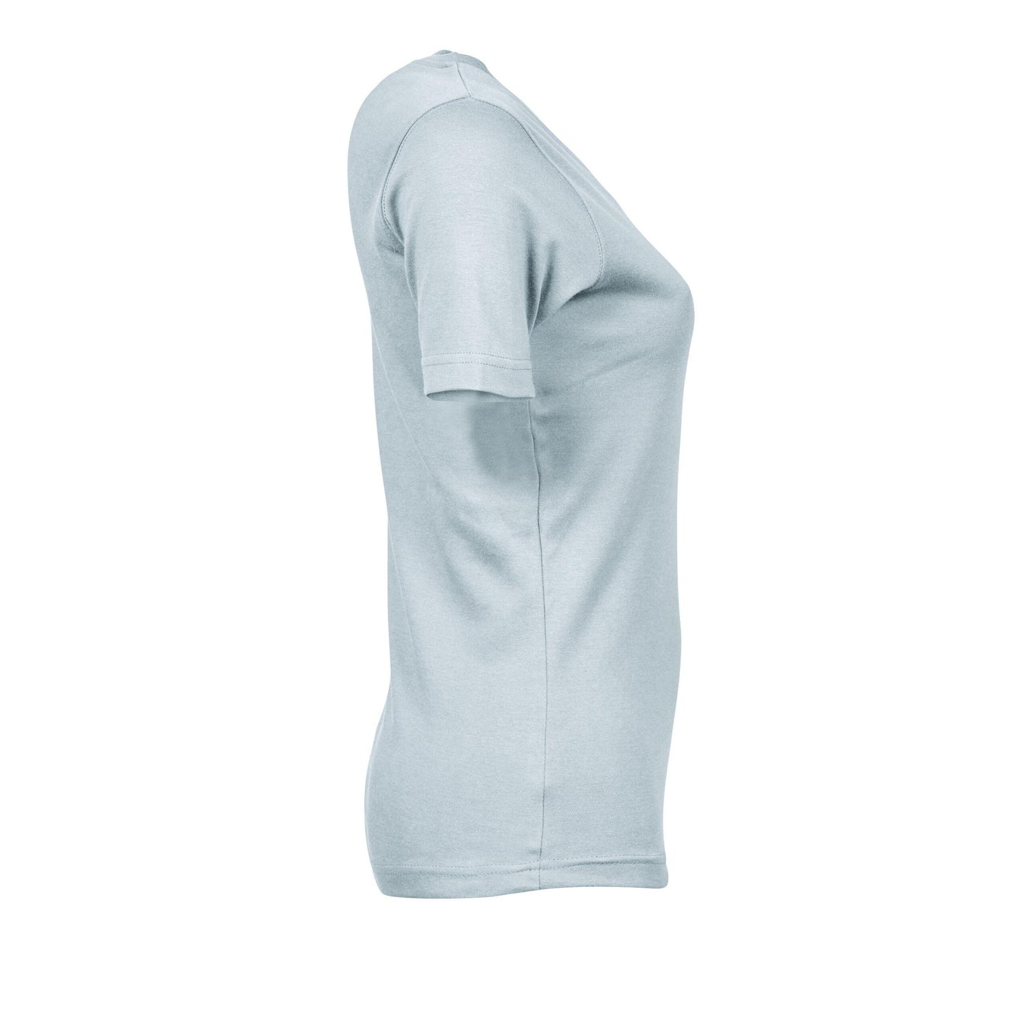 Ice Blue - Side - Tee Jays Womens-Ladies Interlock Short Sleeve T-Shirt