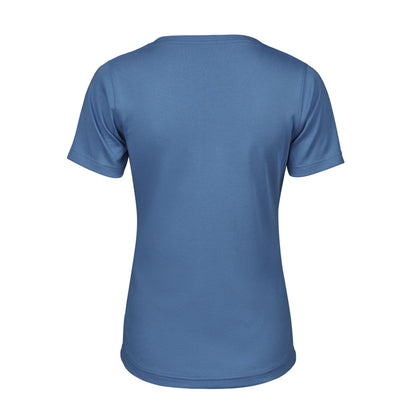 Ocean Blue - Back - Tee Jays Womens-Ladies Interlock Short Sleeve T-Shirt