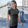 Black Melange - Back - Tee Jays Womens-Ladies Cool Dry Short Sleeve T-Shirt