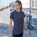 Navy Melange - Back - Tee Jays Womens-Ladies Cool Dry Short Sleeve T-Shirt