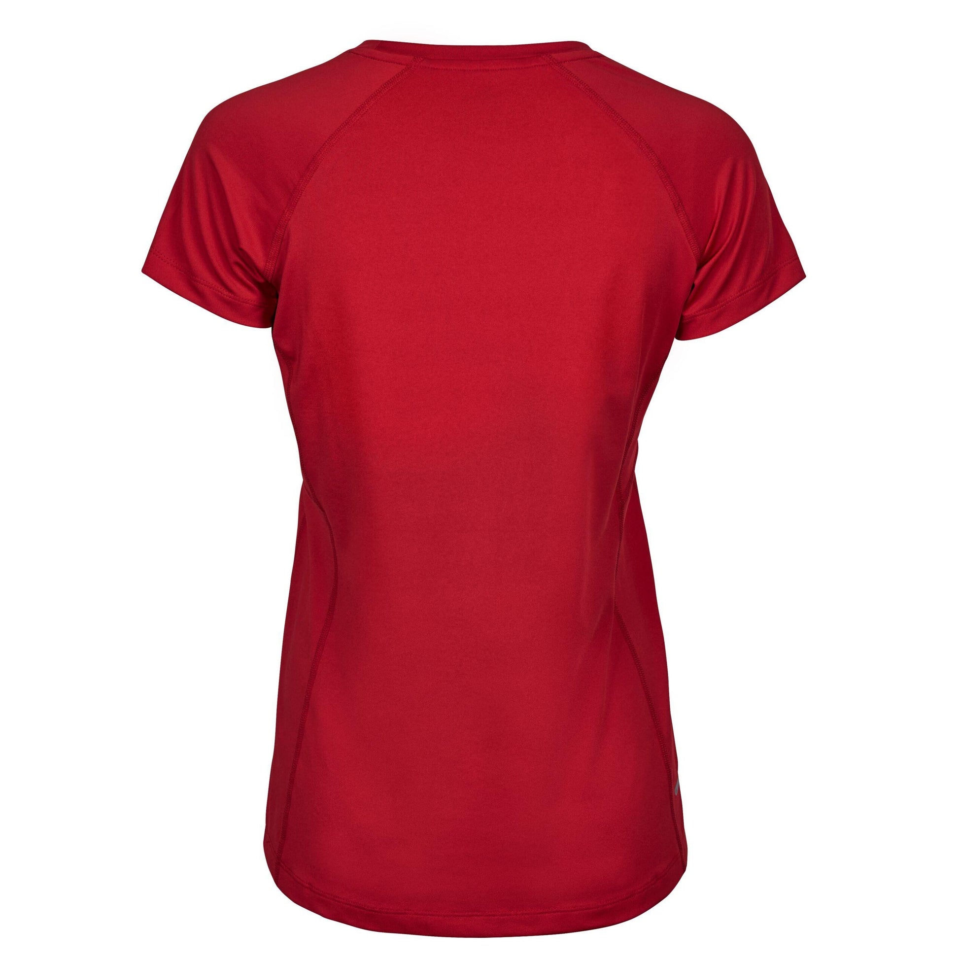 Red - Back - Tee Jays Womens-Ladies Cool Dry Short Sleeve T-Shirt