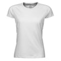 White - Front - Tee Jays Womens-Ladies Cool Dry Short Sleeve T-Shirt