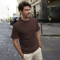 Chocolate - Back - Tee Jays Mens Short Sleeve T-Shirt