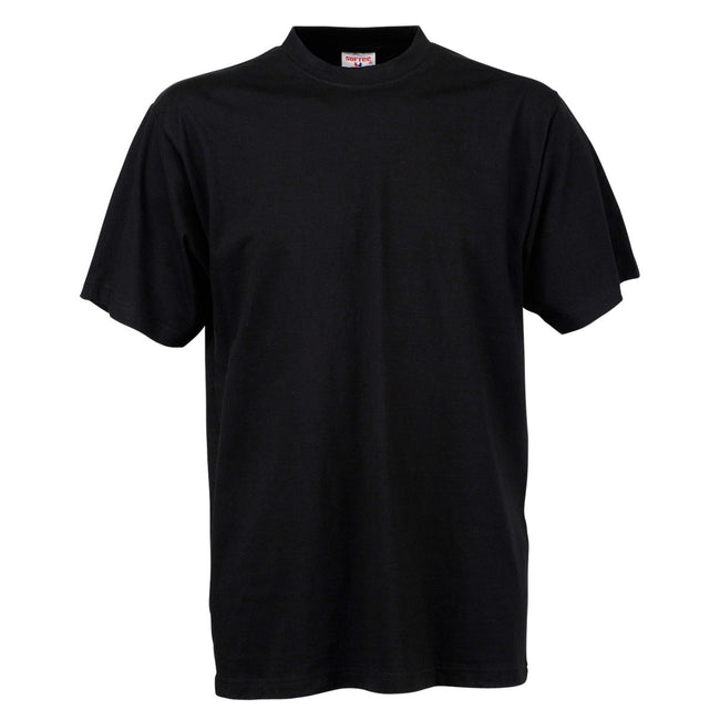 Black - Front - Tee Jays Mens Short Sleeve T-Shirt