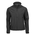 Black - Front - Tee Jays Mens Performance Softshell Jacket