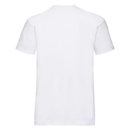 White - Back - Fruit Of The Loom Mens Super Premium Short Sleeve Crew Neck T-Shirt