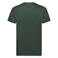 Bottle Green - Back - Fruit Of The Loom Mens Super Premium Short Sleeve Crew Neck T-Shirt