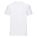 White - Back - Fruit Of The Loom Mens Super Premium Short Sleeve Crew Neck T-Shirt