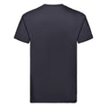 Deep Navy - Back - Fruit Of The Loom Mens Super Premium Short Sleeve Crew Neck T-Shirt