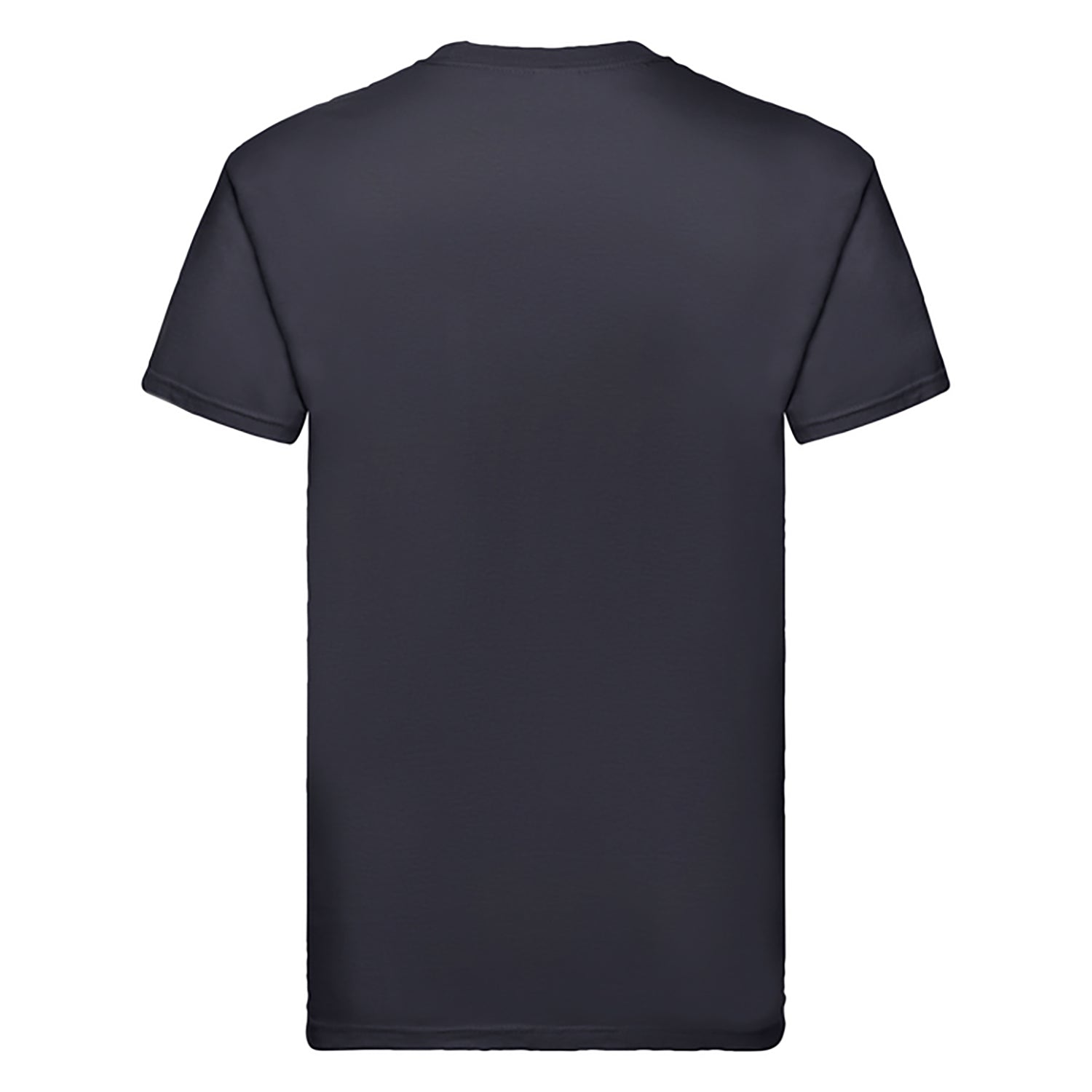 Deep Navy - Back - Fruit Of The Loom Mens Super Premium Short Sleeve Crew Neck T-Shirt