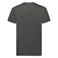 Light Graphite - Back - Fruit Of The Loom Mens Super Premium Short Sleeve Crew Neck T-Shirt
