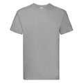 Zinc - Front - Fruit Of The Loom Mens Super Premium Short Sleeve Crew Neck T-Shirt