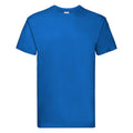 Royal - Front - Fruit Of The Loom Mens Super Premium Short Sleeve Crew Neck T-Shirt