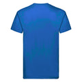 Royal - Back - Fruit Of The Loom Mens Super Premium Short Sleeve Crew Neck T-Shirt