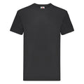 Black - Front - Fruit Of The Loom Mens Super Premium Short Sleeve Crew Neck T-Shirt