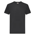 Black - Front - Fruit Of The Loom Mens Super Premium Short Sleeve Crew Neck T-Shirt