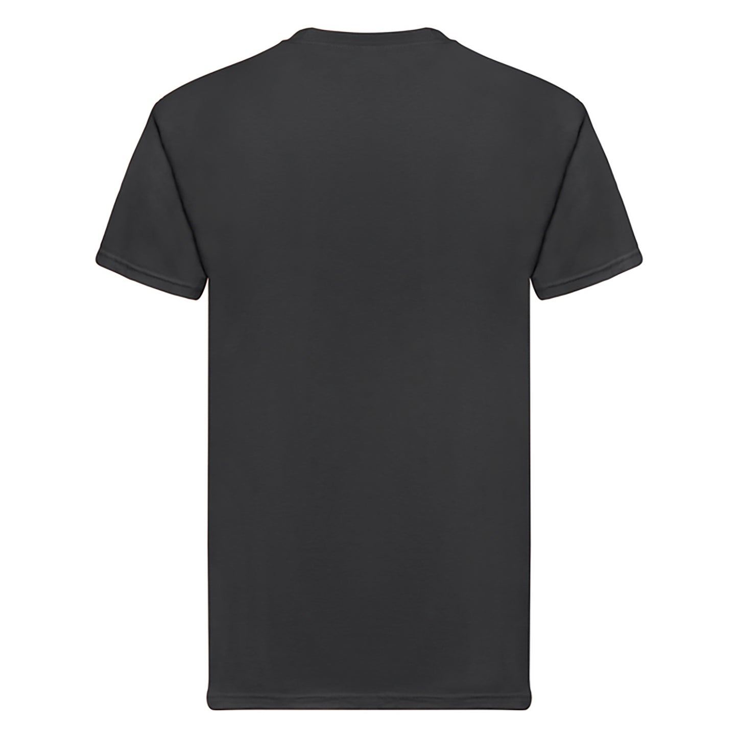 Black - Back - Fruit Of The Loom Mens Super Premium Short Sleeve Crew Neck T-Shirt
