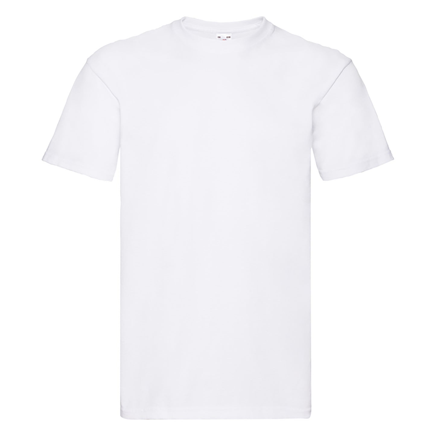White - Front - Fruit Of The Loom Mens Super Premium Short Sleeve Crew Neck T-Shirt