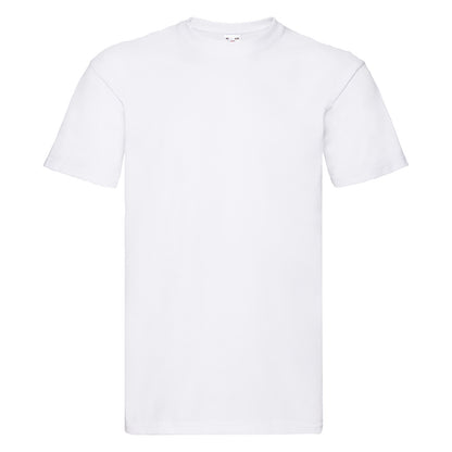 White - Front - Fruit Of The Loom Mens Super Premium Short Sleeve Crew Neck T-Shirt
