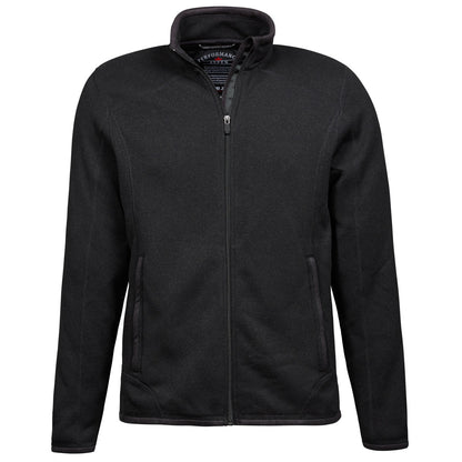 Black - Front - Tee Jays Mens Aspen Full Zip Jacket