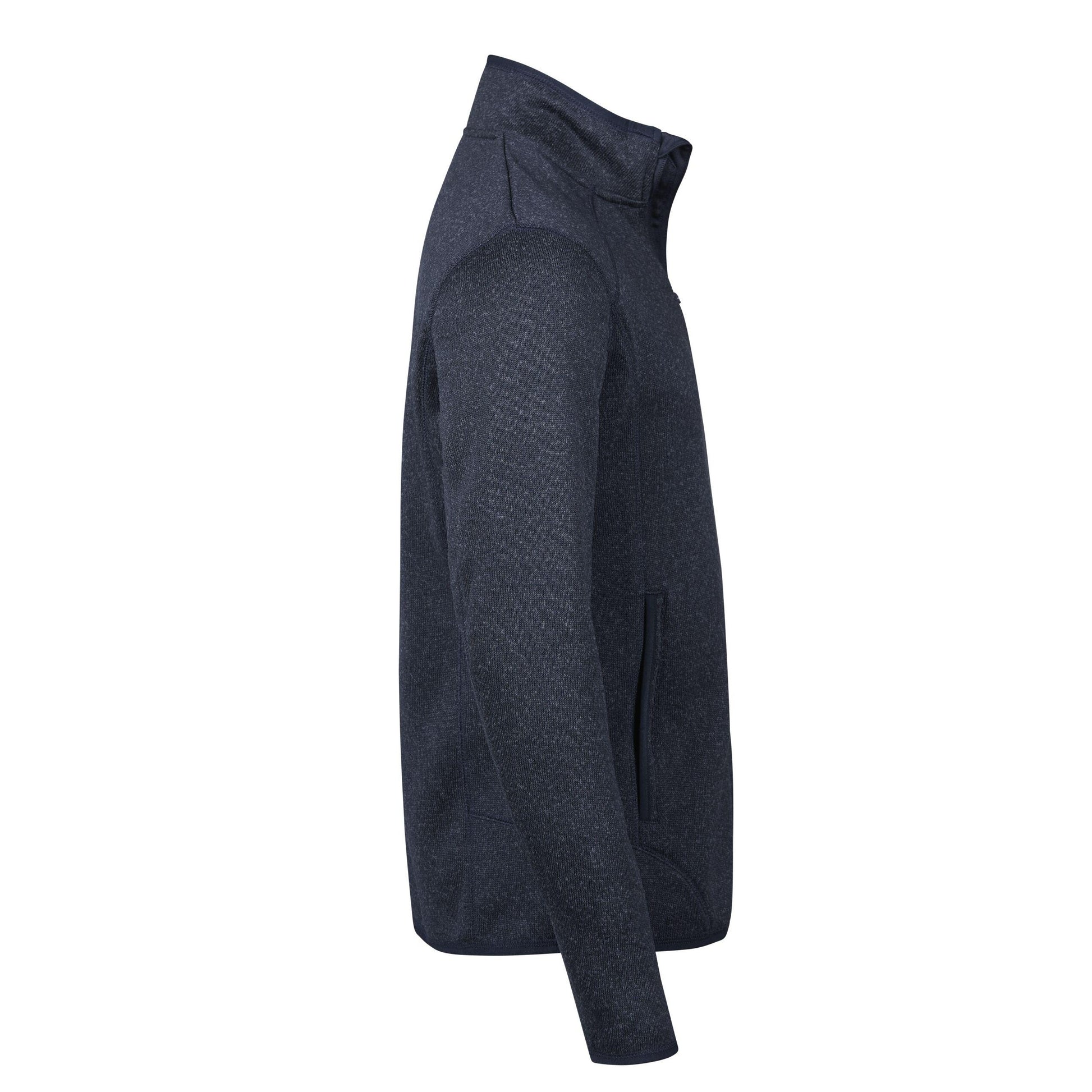 Navy Melange - Lifestyle - Tee Jays Mens Aspen Full Zip Jacket
