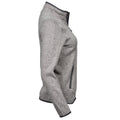 Grey Melange - Side - Tee Jays Womens-Ladies Full Zip Aspen Jacket