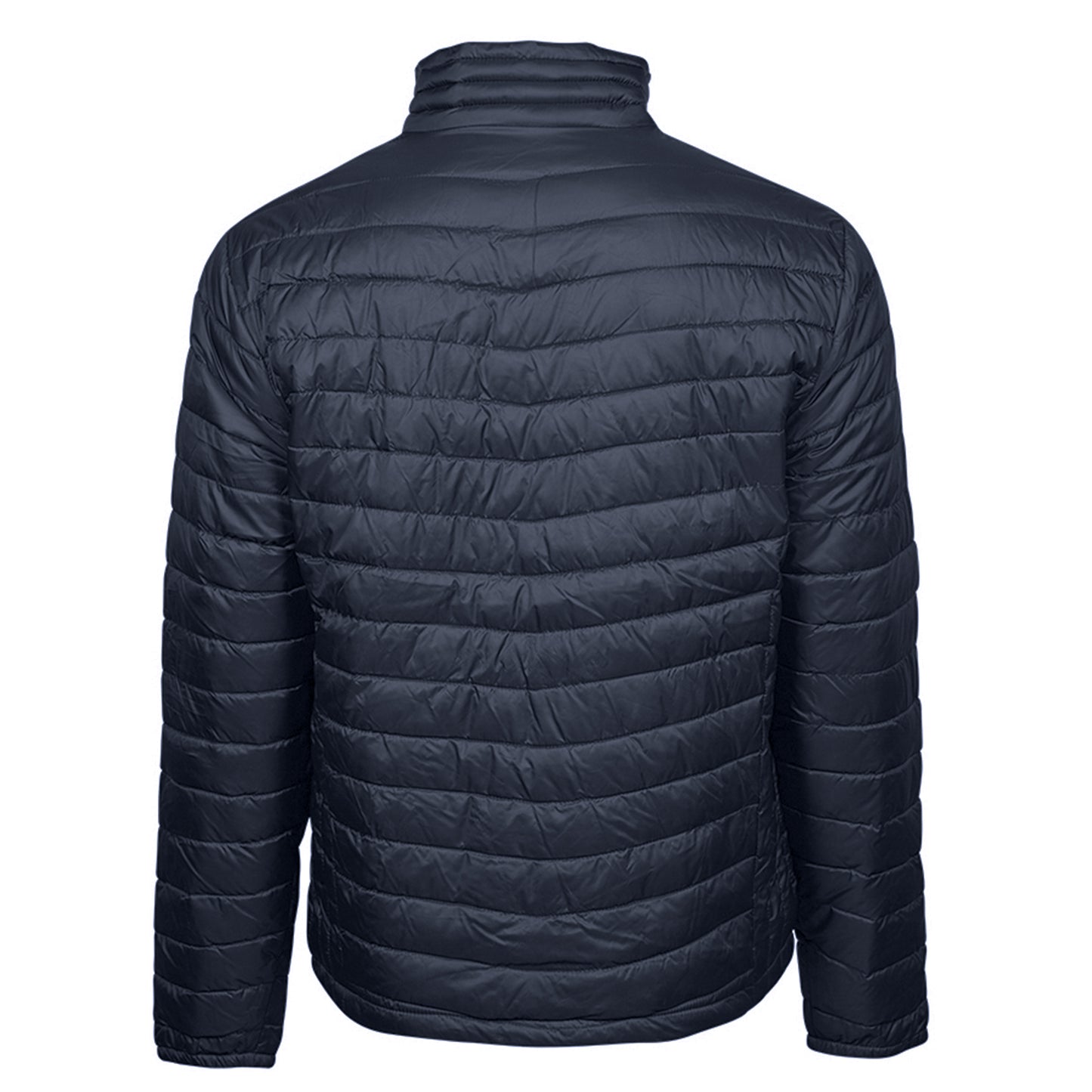 Deep Navy - Back - Tee Jays Mens Padded Zepelin Jacket