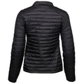 Black - Back - Tee Jays Womens-Ladies Padded Zepelin Jacket