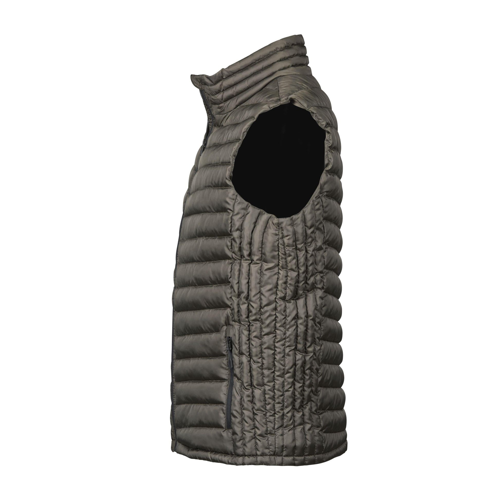 Shadow - Side - Tee Jays Mens Padded Zepelin Vest Jacket - Gilet