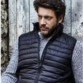 Deep Navy - Back - Tee Jays Mens Padded Zepelin Vest Jacket - Gilet