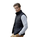 Black - Back - Tee Jays Mens Padded Zepelin Vest Jacket - Gilet