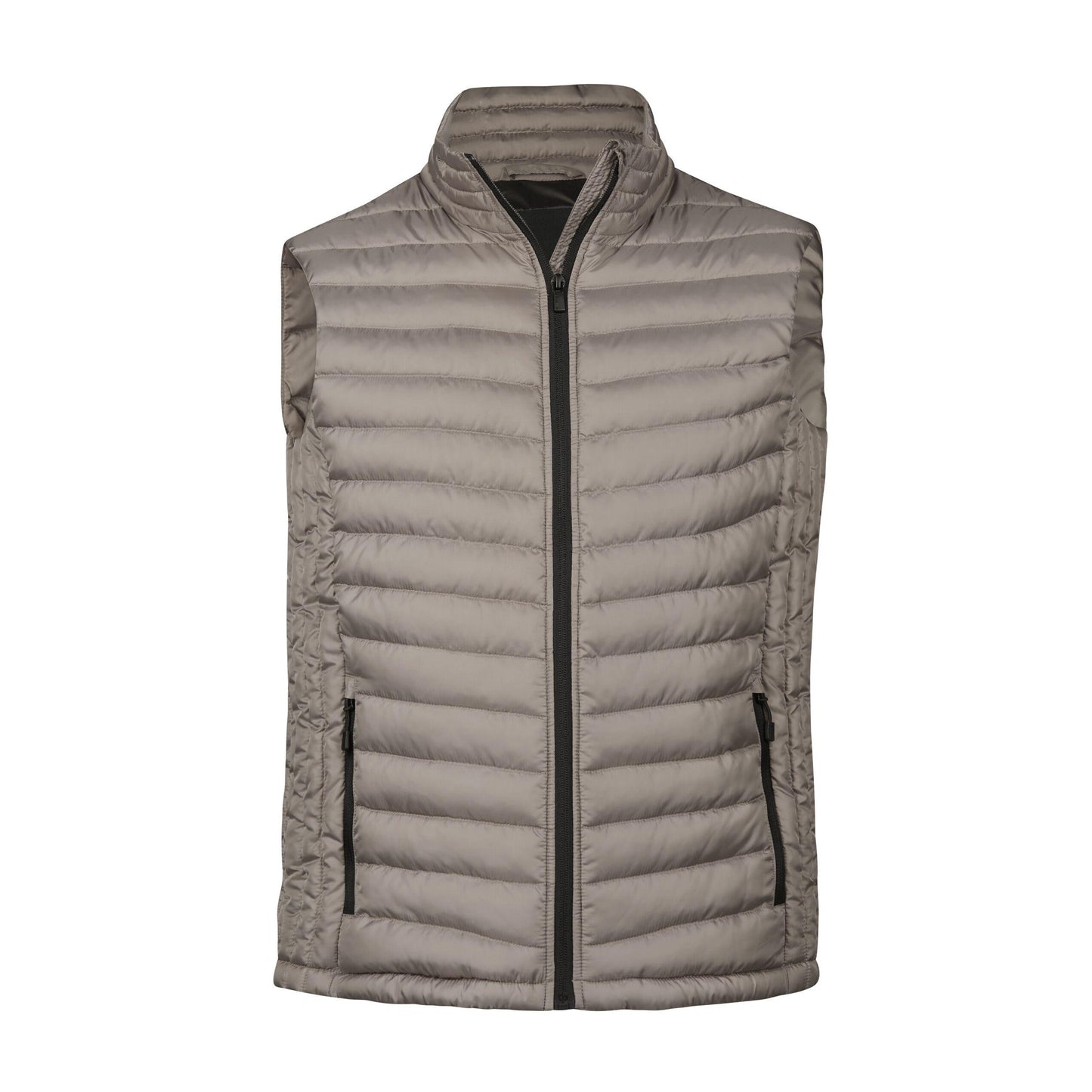 Driftwood - Front - Tee Jays Mens Padded Zepelin Vest Jacket - Gilet